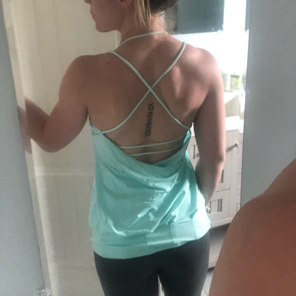 Lululemon open back tank